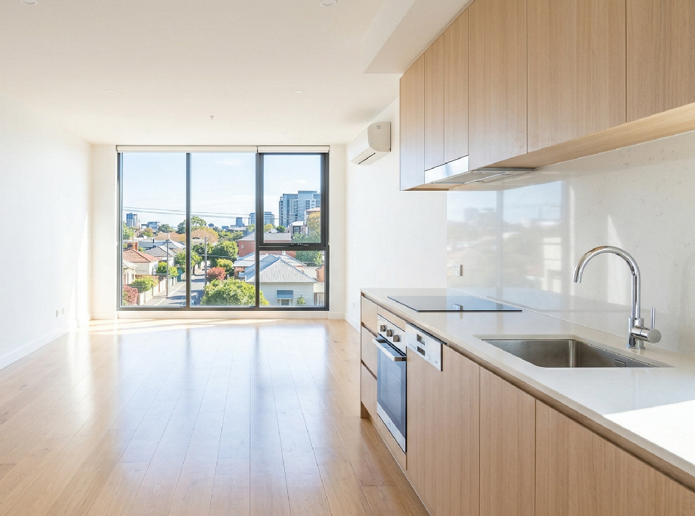 end of lease cleaning Melbourne — sparkling clean apartment ready for inspection