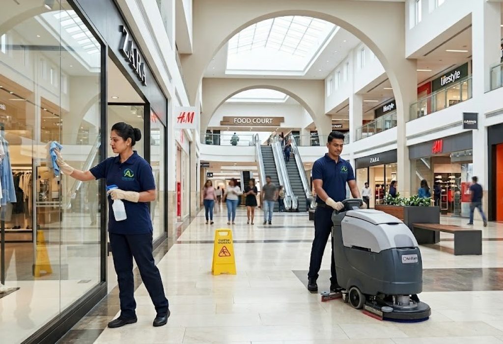 retail and shopping cleaning